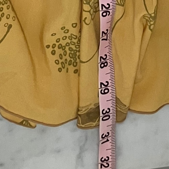 Yellow Strapless Halter Floral Print Summer Dress/Beach - Picture 13 of 15